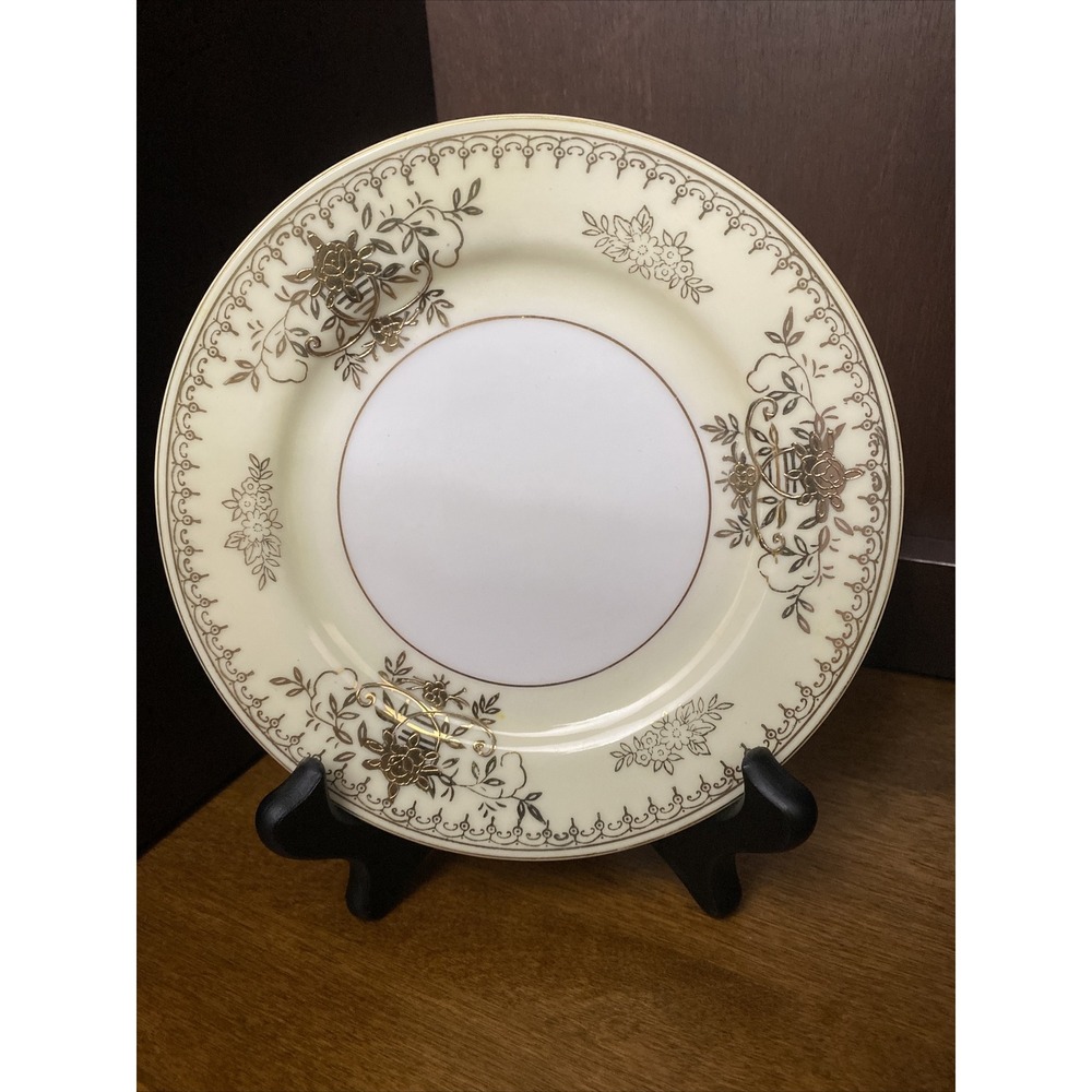 Vintage Kongo STS China Bread Plate Hand Painted KON13 pattern 6.25"